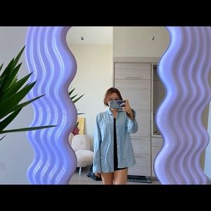 Patrick Ervell Waxed Leather Unisex Dress Shirt